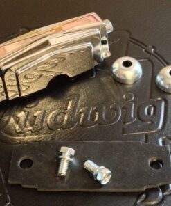 Ludwig P2230B Chrome Imperial Lug Casing For Beaded Shell Snare Drums