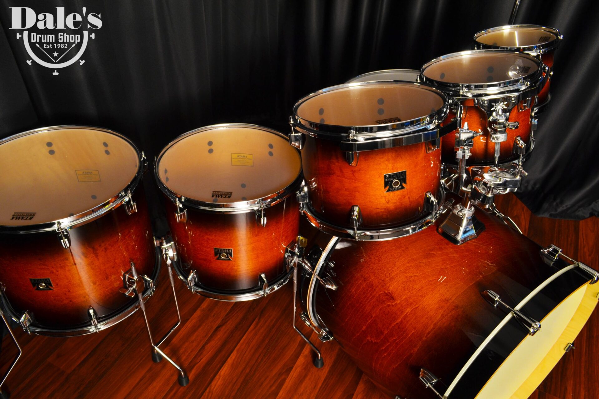 TAMA Superstar Classic Maple Mahogany Burst 7-piece Kit CL72S MHB - Dales  Drum Shop 2024