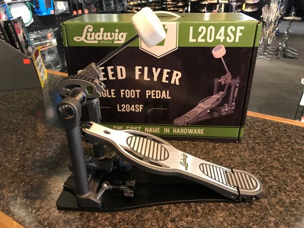 Ludwig Speed Flyer L204SF Single Bass Drum Pedal Chain and Strap Drive
