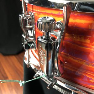 Ludwig Jazz Fest 5.5x14 in. Snare Drum Mod Orange Legacy Mahogany LS90851