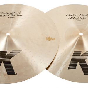 Zildjian 14 in. K Custom Dark Hi Hat Cymbals Pair K0943