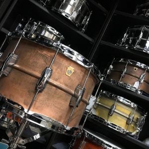 Ludwig Copper Phonic 8x14 Snare Drum natural patina LC608R