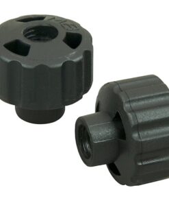 Tama C M eight pee black plastic 8 m m cymbal tilter nut two per pack