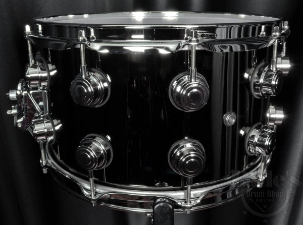 DW Drums 8x14 in. Collector's Series Snare Black Nickel Over Brass Chrome Hardware DRVB0814SVC