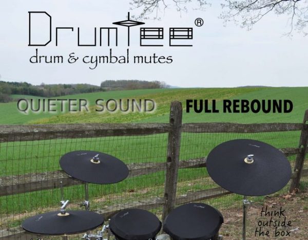 DrumTee Cymbal Mutes Quieter Sound Full Rebound
