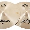 Zildjian 14 in. A Series New Beat Hi Hat Cymbal Pair A0133 Traditional Finish