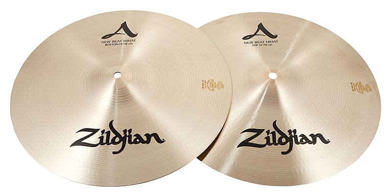 Zildjian 14 in. A Series New Beat Hi Hat Cymbal Pair A0133 Traditional  Finish - Dales Drum Shop 2023