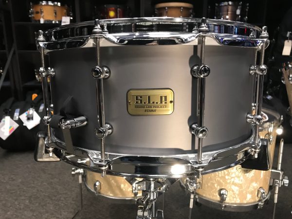 Tama S.L.P. 6.5 by 14 inch sonic stainless steel snare drum