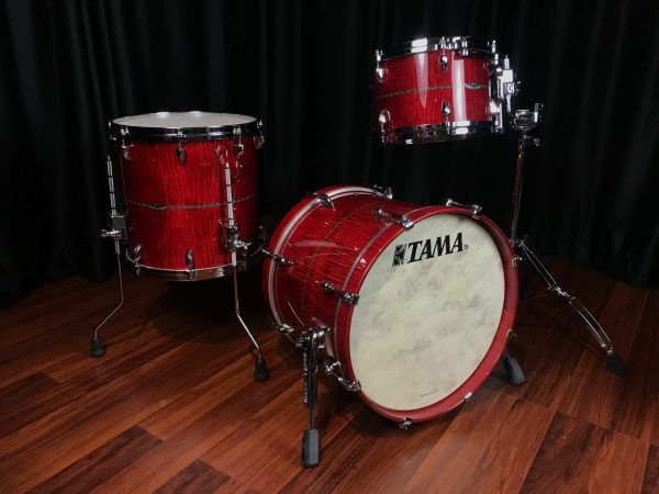 Tama B-Stock Star Maple 3pc set Raspberry Curly Maple 12 in. 14 in. 18 in.