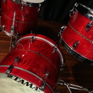Tama B-Stock Star Maple 3pc set Raspberry Curly Maple 12 in. 14 in. 18 in.