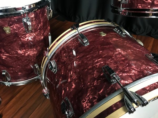 Ludwig drums sets Classic Maple Ltd. Burgundy Pearl Fab 13, 16, 22 kit