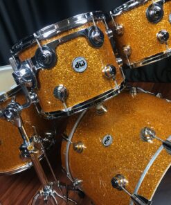 DW drums sets Collector’s Pure Maple 333 Burnt Orange Glass Drum Workshop 4pc kit