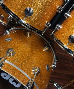 DW drums sets Collector’s Pure Maple 333 Burnt Orange Glass Drum Workshop 4pc kit