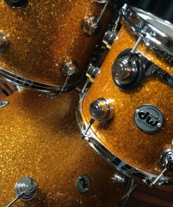 DW drums sets Collector’s Pure Maple 333 Burnt Orange Glass Drum Workshop 4pc kit