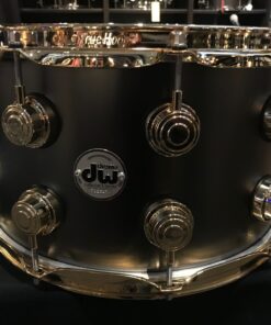 DW Drums Drum Workshop 8×14 in. Collector’s Snare Black Satin Brass w/ Gold