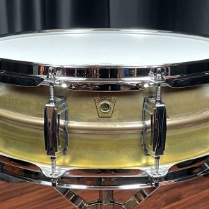 Ludwig USA Raw Brass 5x14 Snare Drum LB454R