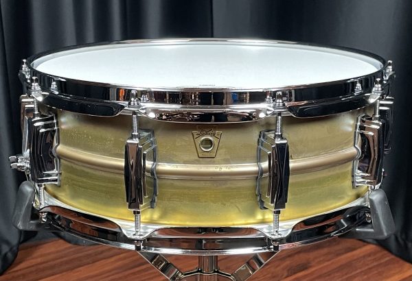 Ludwig USA Raw Brass 5x14 Snare Drum LB454R