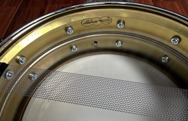 Ludwig 5×14 in. Raw Brass Supraphonic Snare Drum LB454R