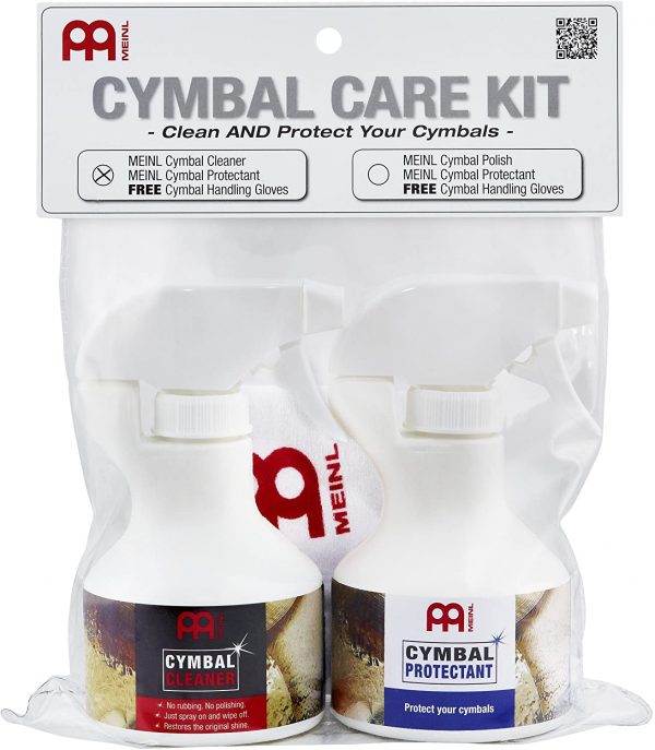 Meinl Cymbal Care kit with cleaner, protectant, gloves MCCK-MCCL
