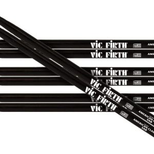 vic firth 5a black value pack