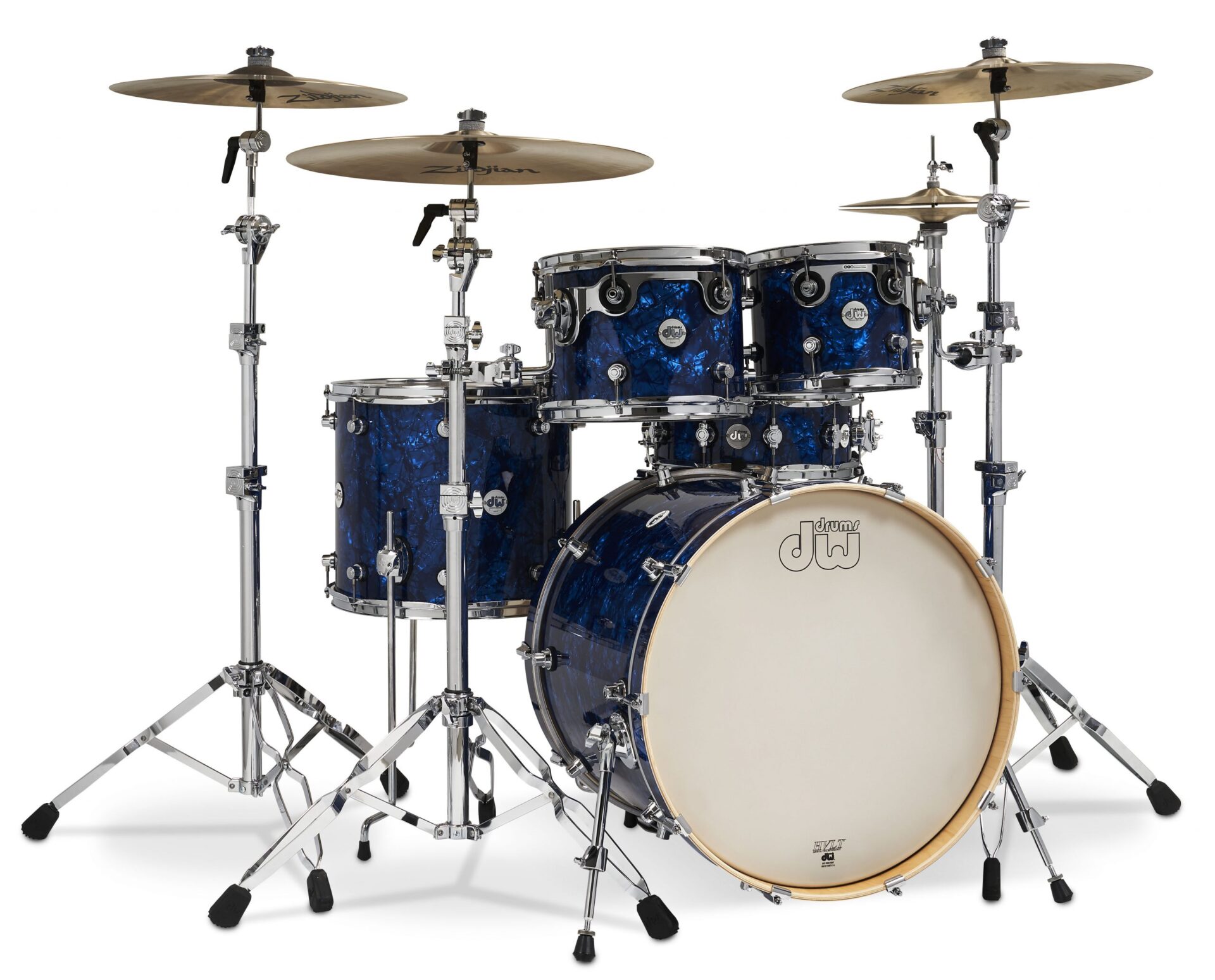 Dw Design Series Maple 5pc Drum Set Deep Blue Marine Dales Drum Shop 2022