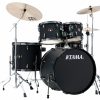 Tama Drums Imperialstar Blacked Out Black 5pc Set Complete with Hardware, Meinl Cymbals, Throne