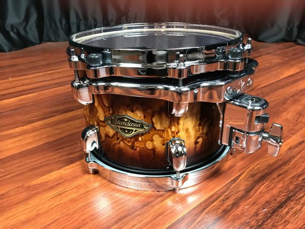 Tama drums sets 10in. Starclassic Walnut and Birch 7x10 Molten Brown Burst WB Tom WBST10R MBR