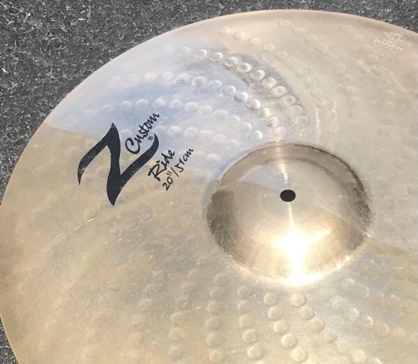 Half cymbal cleaned with Zims