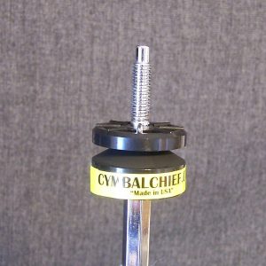 The Cymbal Chief Cymbal Mount companion for the Grombal BLACK