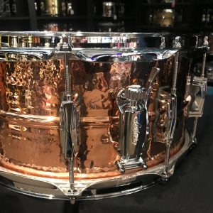 Ludwig USA Drums LC662K Copper Phonic Hammered Polished 6.5×14 Snare Drum