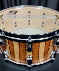 Tama Starclassic Performer 6.5x14 Snare Drum Caramel Aurora Snare Side
