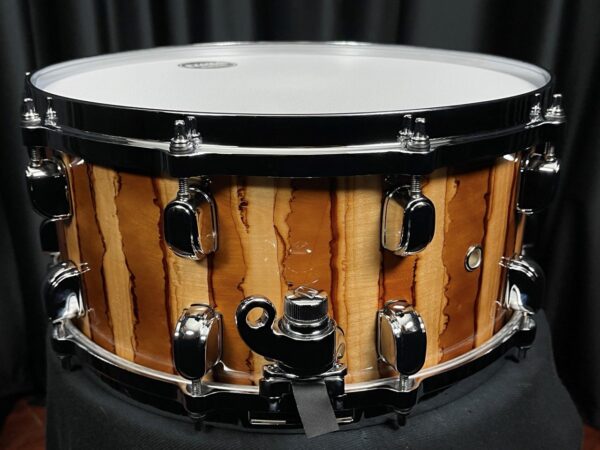 Tama Starclassic Performer 6.5x14 Snare Drum Caramel Aurora Throw-off