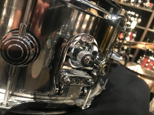 DW Drums 6.5×14 Collector’s Stainless Steel Drum Workshop Snare Drum