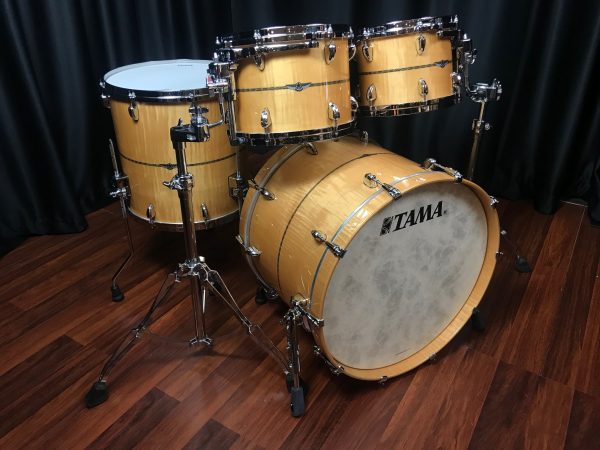 Tama Drums Star Maple Gloss Natural Curly Maple 10, 12, 16, 22 Kit