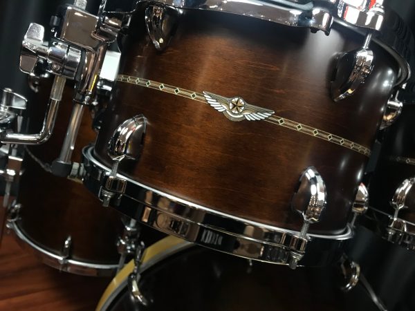Tama Drums Star Maple Satin Dark Mocha w/ Dual Inlays 10, 12, 16, 22 Kit