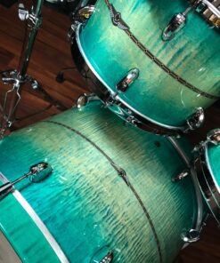 Tama Drums Star Maple Emerald Sea Curly Maple Burst 10, 12, 16, 22 Kit