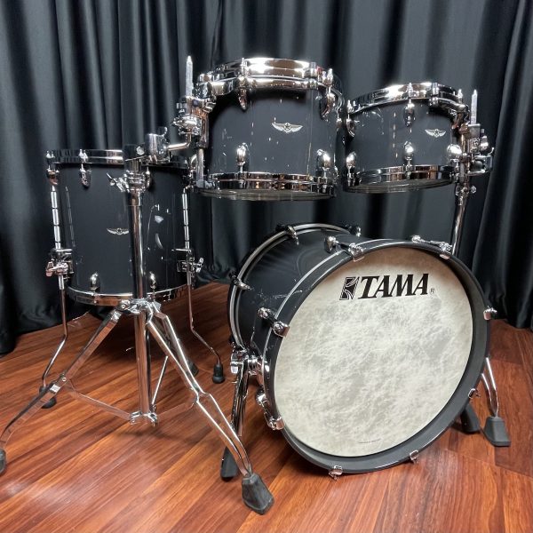 TAMA Drums Star Walnut Smoky Black 10, 12, 14, 18 4pc Drum Set