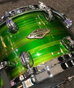 Tama Lacquer Shamrock Oyster 8x14 WB Snare Drum