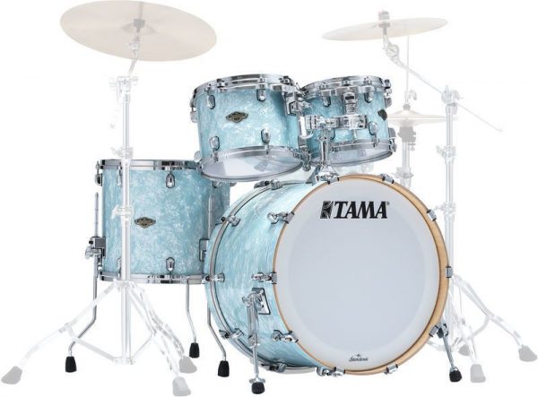 TAMA Drums Walnut Birch Ice Blue Pearl 4pc