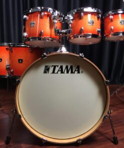 TAMA Superstar Classic Maple Tangerine Lacquer Burst Lacquer 7pc Kit CL72S TLB 11 Tama Superstar Classic Maple Tangerine Lacquer Burst CL72STLB