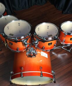 TAMA Superstar Classic Maple Tangerine Lacquer Burst Lacquer 7pc Kit CL72S TLB 9 TAMA Superstar Classic Maple Tangerine Lacquer Burst Lacquer 7pc Kit CL72S TLB