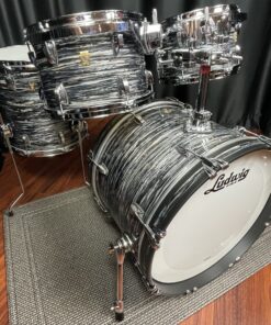 Ludwig USA Classic Maple Vintage Black Oyster Drum Set