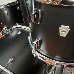 Ludwig NeuSonic 3pc Downbeat Drum Set Black Velvet