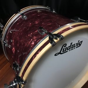 Ludwig Classic Maple Ltd. Burgundy Pearl Downbeat 12, 14, 20 kit