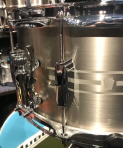Ludwig Drums USA Heirloom Stainless Steel Laser Etched 7×14 Snare Drum LSTLS0714