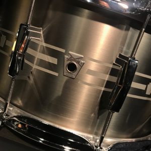 Ludwig Drums USA Heirloom Stainless Steel Laser Etched 7×14 Snare Drum LSTLS0714