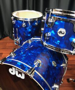 DW Drums Collector’s Series Drum Workshop Pure Maple 333 Blue Moonstone 3pc Kit