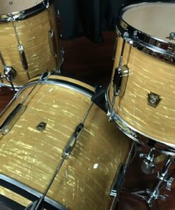 Ludwig USA Classic Maple Aged Onyx Kit Club Date Build Downbeat Close View Top