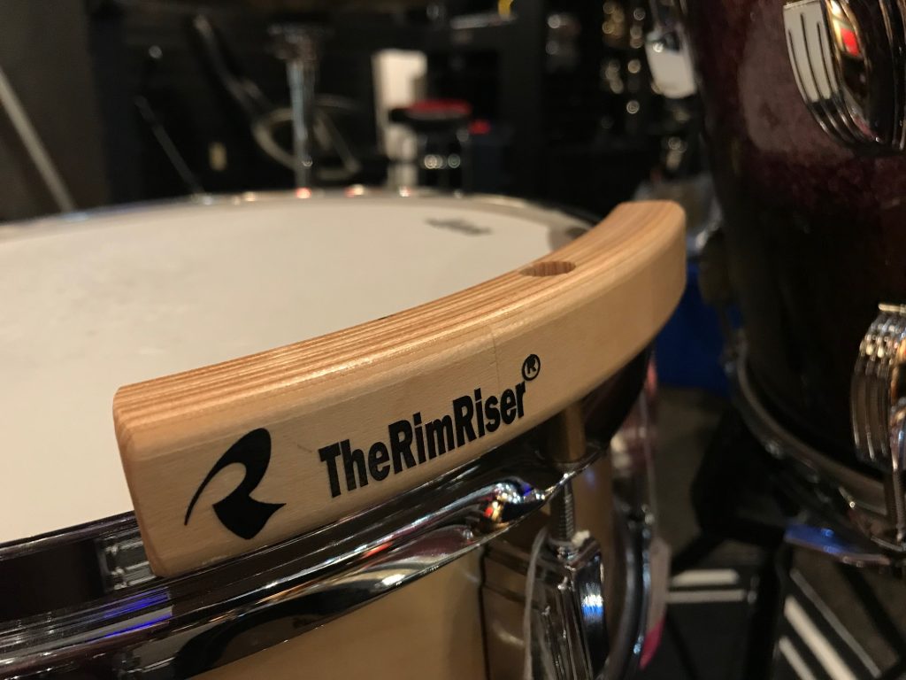 Drums The Rim Riser Wood Cross Stick Enhancer Kit 30 ply Maple RimRiser