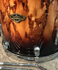 Tama Walnut and Birch 14×14 Floor Tom Molten Brown Burst WBSF14DMBR